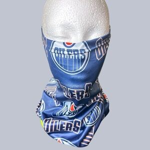 Edmonton Oilers Gaiter Neck Scarf NHL Licensed Face Mask Head Cover Hockey NEW